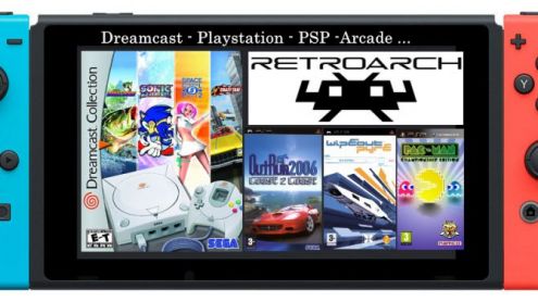 Dreamcast et Playstation Portable sur SWITCH en mode TV ou portable - Post de Ludo Arcade Games