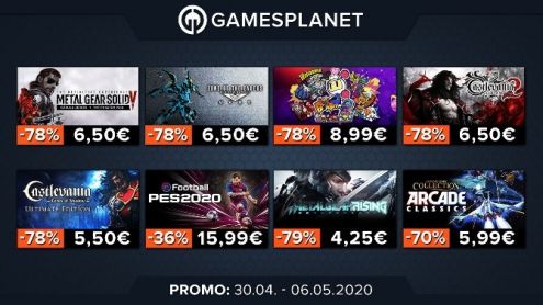 BON PLAN GAMESPLANET : Jusqu'à -83% sur les jeux PC Konami - Post de Gameblog Bons Plans
