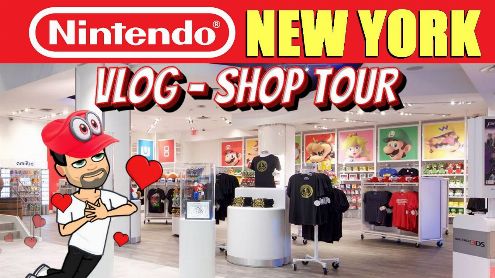 VLOG Visite du Nintendo Shop NEW YORK en 6 minutes (Trump Inside) - Post de koyuki44Pc