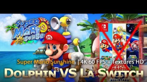 Super Mario Sunshine 4K 60FPS 16/9 + Textures HD - Dolphin VS Super Mario 3D All stars - Post de Xman34
