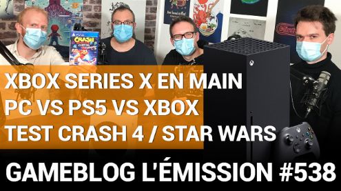 PODCAST 538 : Prise en main de la Xbox Series X, Star Wars et Crash font leur rentrée
