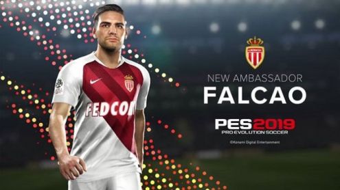 PES 2019 : L'AS Monaco nouveau partenaire, Falcao sur la jaquette française
