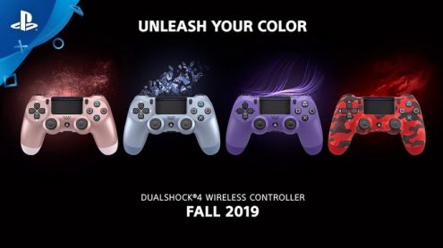 PS4 : 4 nouvelles couleurs pour la Dual Shock 4 à la rentrée