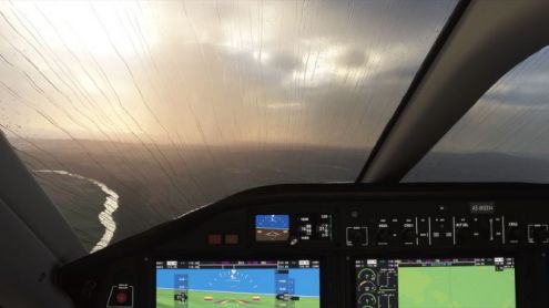 Flight Simulator nous parle de la pluie et du beau temps et c'est toujours aussi 