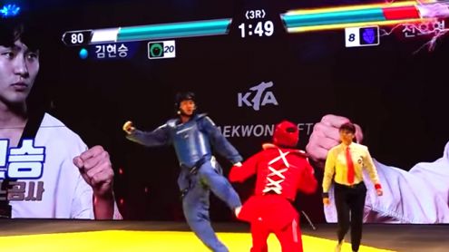 L'image du jour : Du Taekwondo version Tekken