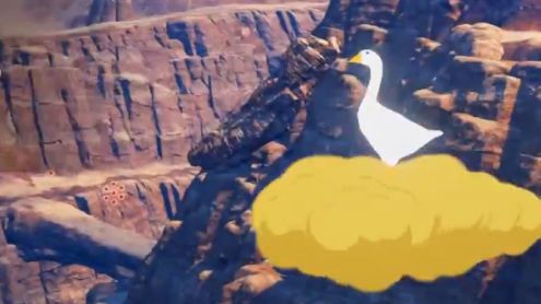 Dragon Ball Z Kakarot : Goku remplacé par... l'oie d'Untitled Goose Game, la vidéo