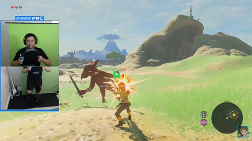 Nintendo Switch : Il modde Breath of the Wild pour y jouer... avec l'anneau de Ring Fit Adventure