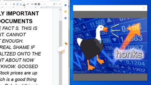 Untitled Goose Game : L'oie s'invite sur votre bureau d'ordinateur, et c'est AFFREUX