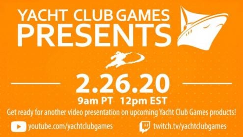 Yacht Club (Shovel Knight) parlera avenir dans un nouveau livestream la semaine prochaine