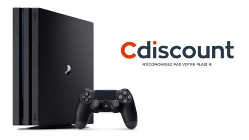 La PS4 Pro 1 To Noire/Jet Black à 299¬ au lieu de 399¬ chez Cdiscount