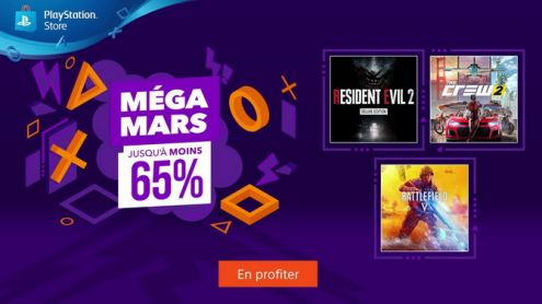 PlayStation Store : La MEGA promotion de mars démarre, des jeux PS4 jusqu'à -65%