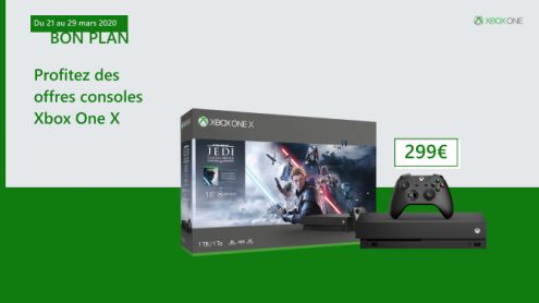 La console Xbox One X 1To + Jedi Fallen Order + Game Pass + Gold + EA Access à 299¬ à la Fnac