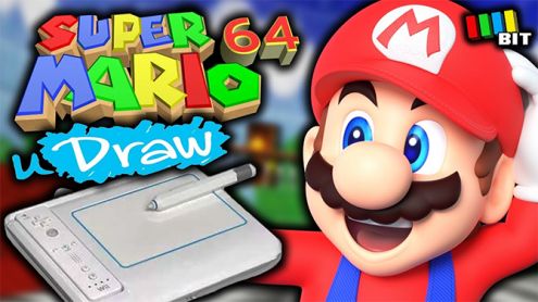 Il termine Super Mario 64... avec la tablette uDraw, la vidéo insolite