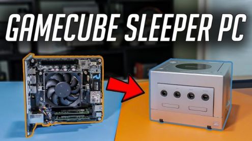 Il installe un PC dans un boitier de Nintendo GameCube