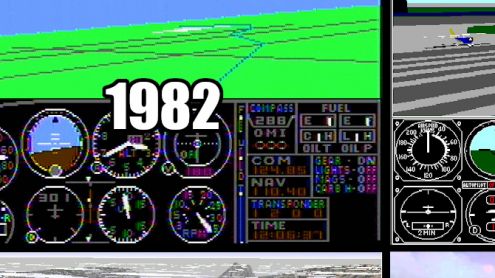 L'image du jour : 38 ans de Flight Simulator, le comparatif