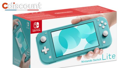 French Days Cdiscount : La Nintendo Switch Lite Turquoise à 214,99¬ seulement !