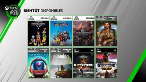 Xbox Game Pass : La prochaine fournée de jeux console et PC listée