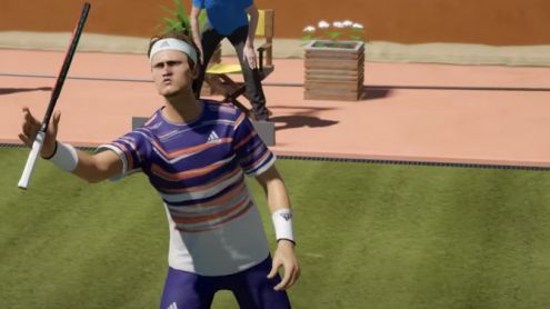 Tennis World Tour 2 monte au filet avec du gameplay