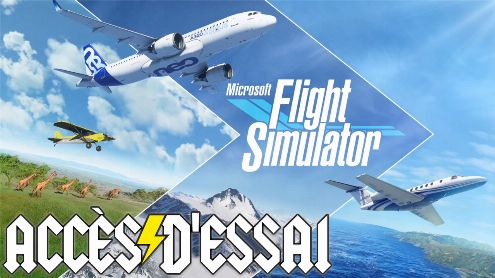 ACCÈS D'ESSAI. Flight Simulator : LE simulateur sur un petit nuage