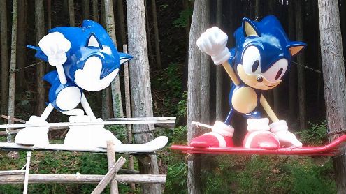 Le mystérieux restaurateur de la statue Sonic japonaise révélé