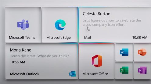 Microsoft : Windows 10 tease son nouveau menu Démarrer en vidéo
