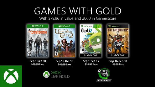 Xbox Games With Gold : Les jeux Xbox One 
