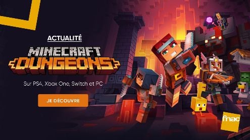 Minecraft Dungeons se joue en coop' à la Fnac !