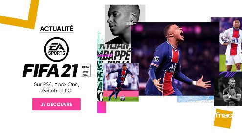 FIFA 21 lance le coup d'envoi à la Fnac