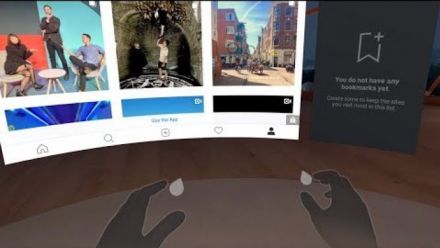 vid�o : Browsing Instagram in Oculus Browser