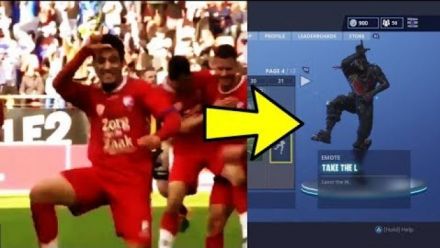 Fortnite : Autres c&eacute;l&eacute;brations de football chelou