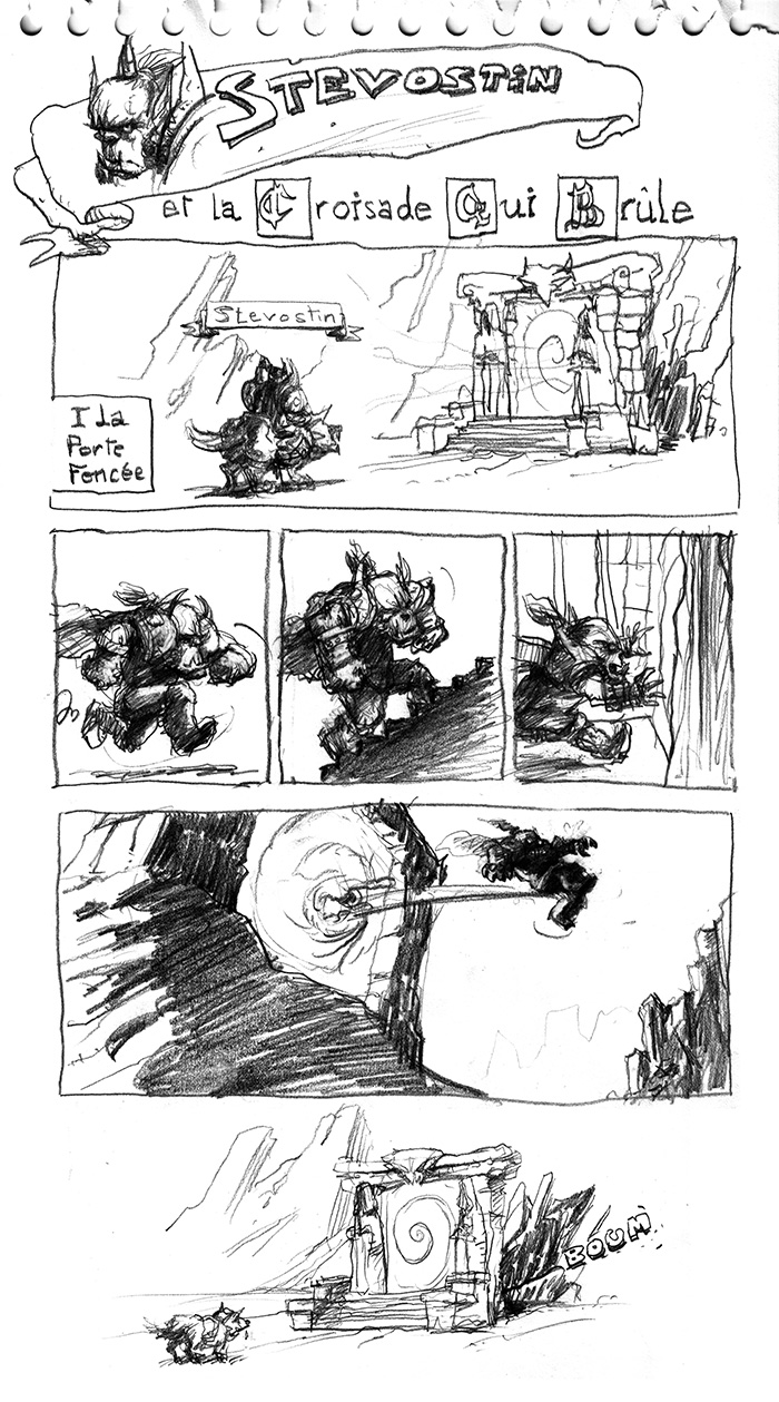 Les aventures de Stevostin, chapitre 1, première Les aventures de Stevostin, chapitre 1, première