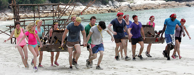 L'Ã©preuve d'immunitÃ© du premier Ã©pisode de la saison 12 de Koh Lanta.