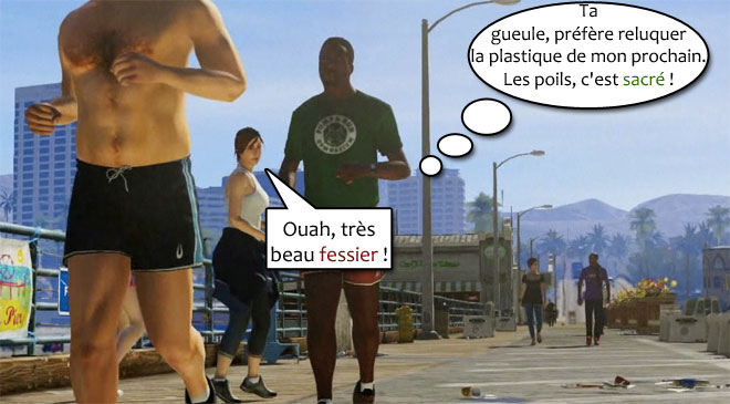 Extrait du trailer de Grand Theft Auto V.