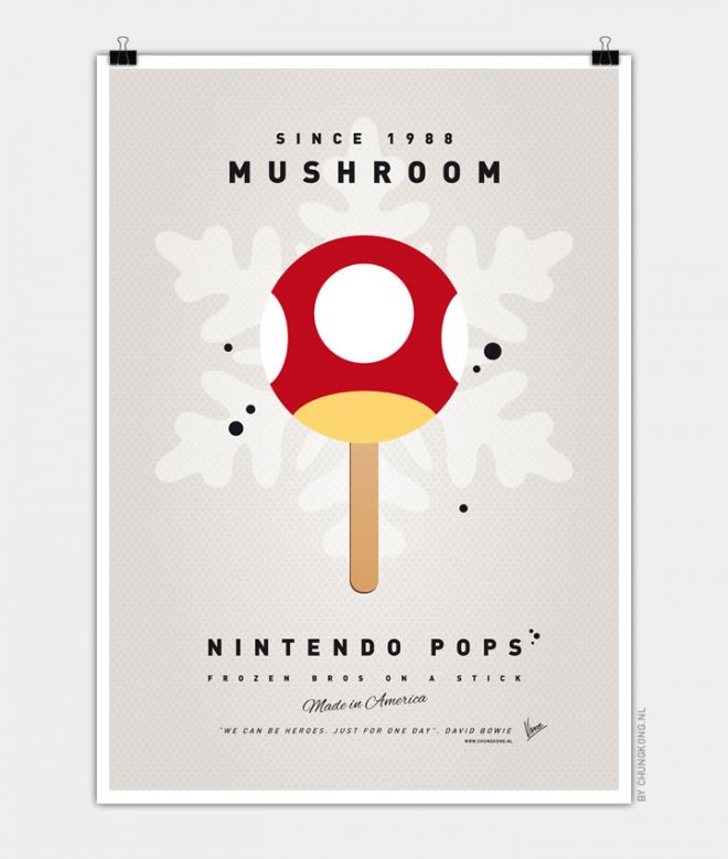 Super Mario Ice Pops Mushroom Toad