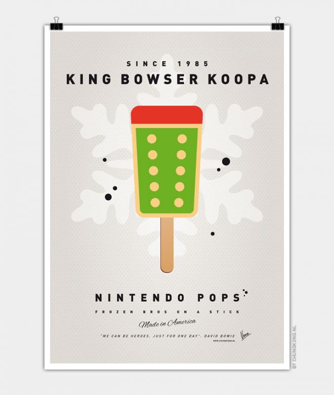 Super Mario Ice Pops Bowser