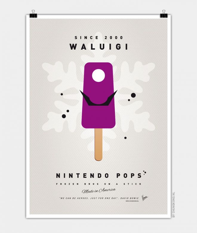 Super Mario Ice Pops Waluigi