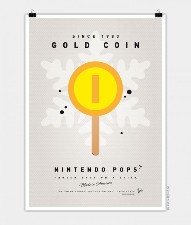 Super Mario Ice Pops Gold Coin
