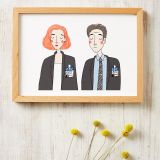 art print geek xfiles minasanshop art print geek xfiles minasanshop