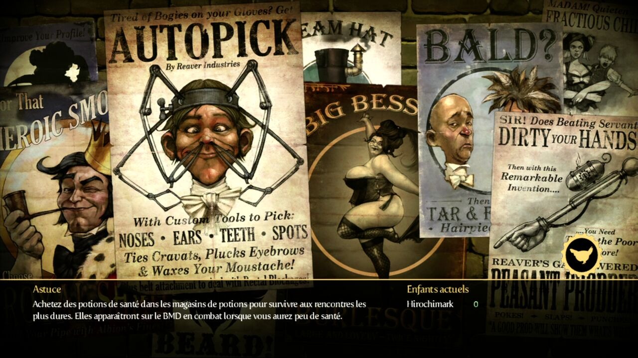 Affiches durant les temps de chargement