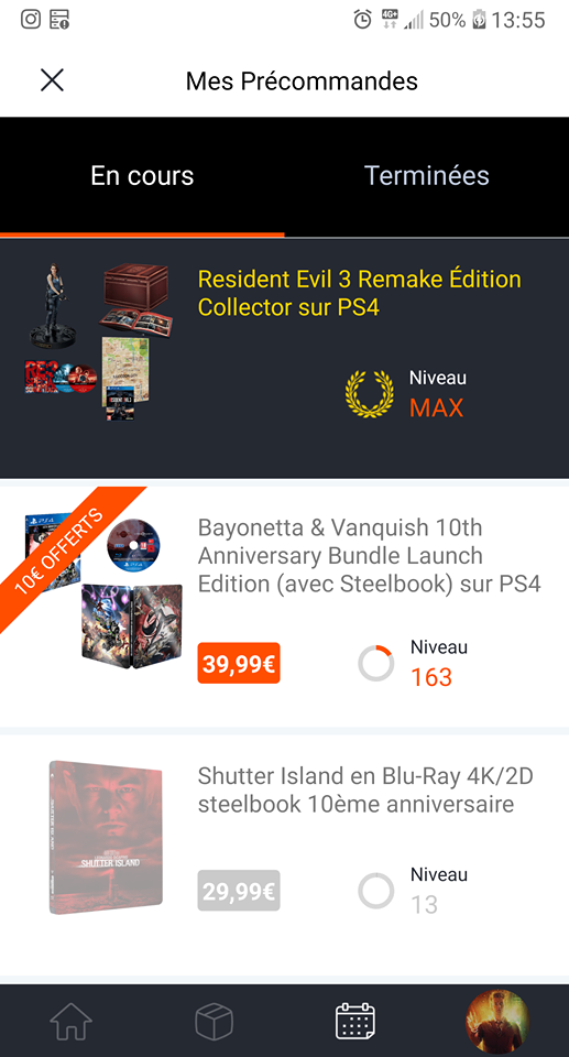 screenshot resident evil 3 collector mes precommandes