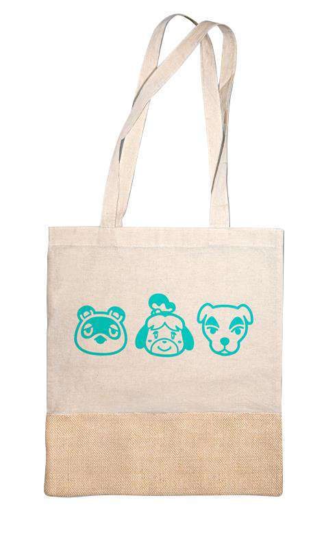 animal crossing switch modÃ¨le tote bag micromania