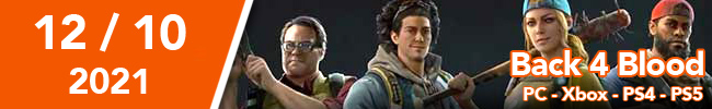 BAck 4 Blood PC - XBOX - PS4 - PS5