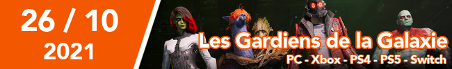 Les gardiens de la Galaxie PC - XBOX - PS4 - PS5 - Switch