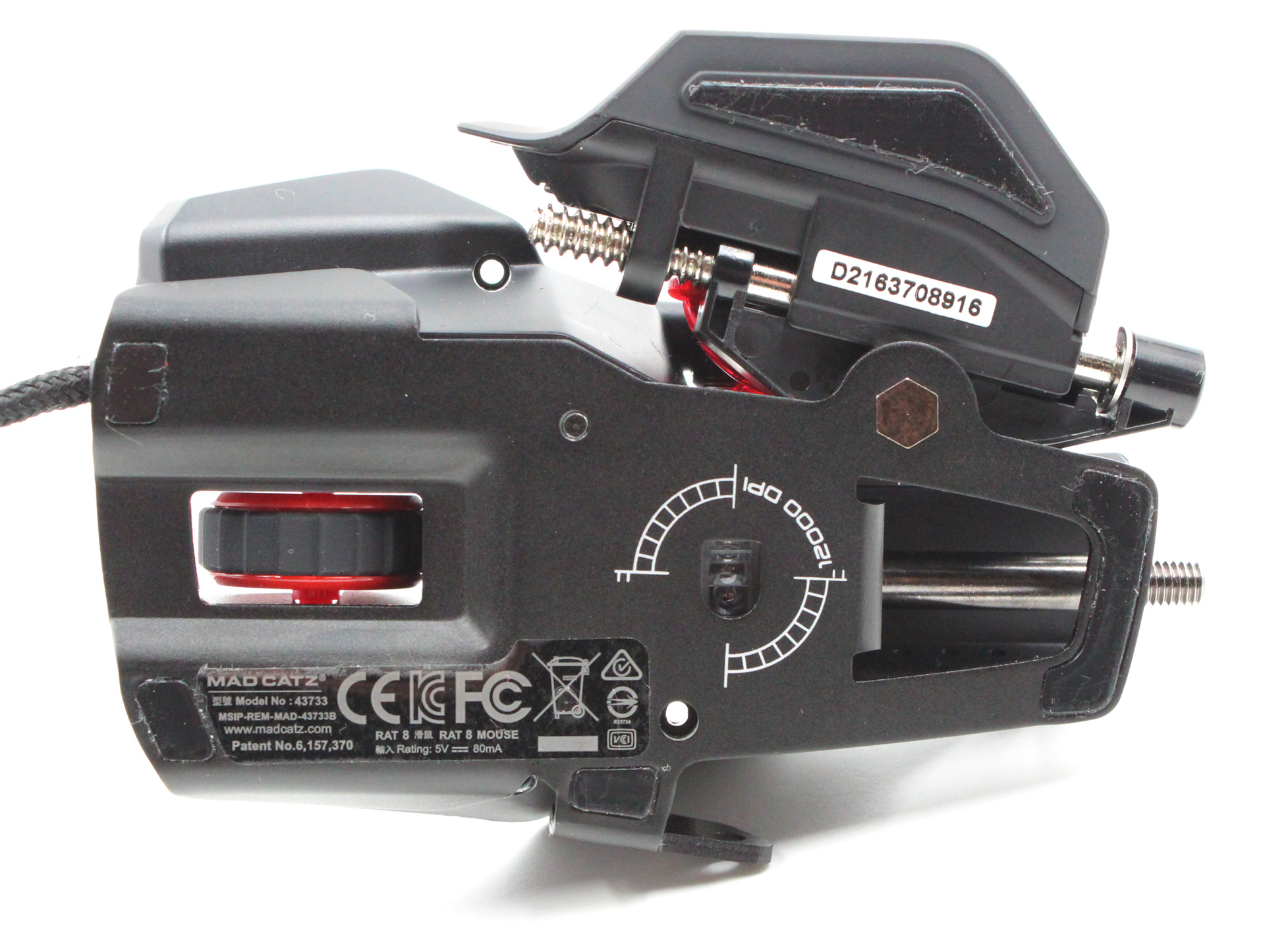 RAT 8 vue de dessous