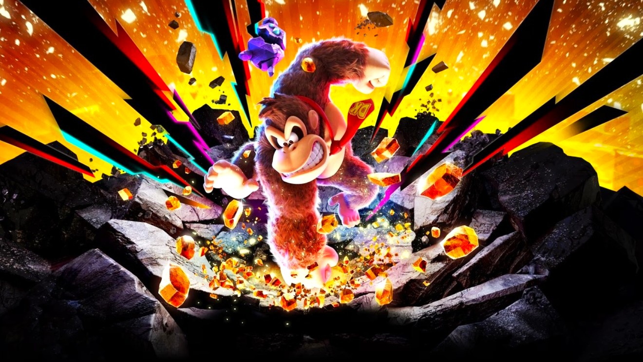 Donkey Kong Bananza key art Donkey Kong Bananza key art