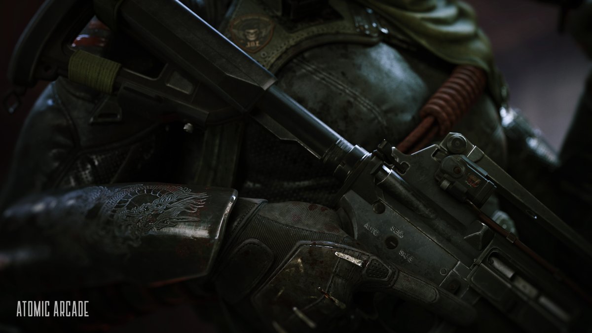 GI Joe Snake Eyes : Character model portant un fusil.