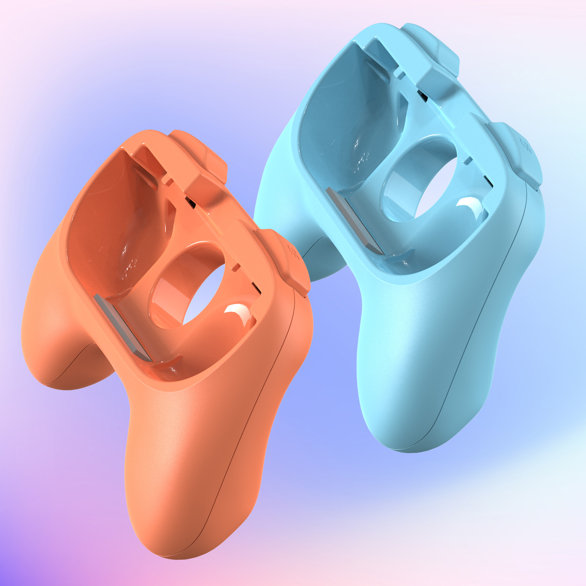 Nintendo Switch 2 : Pack de 2 grips confort d'Oniverse. Nintendo Switch 2 : Pack de 2 grips confort d'Oniverse.