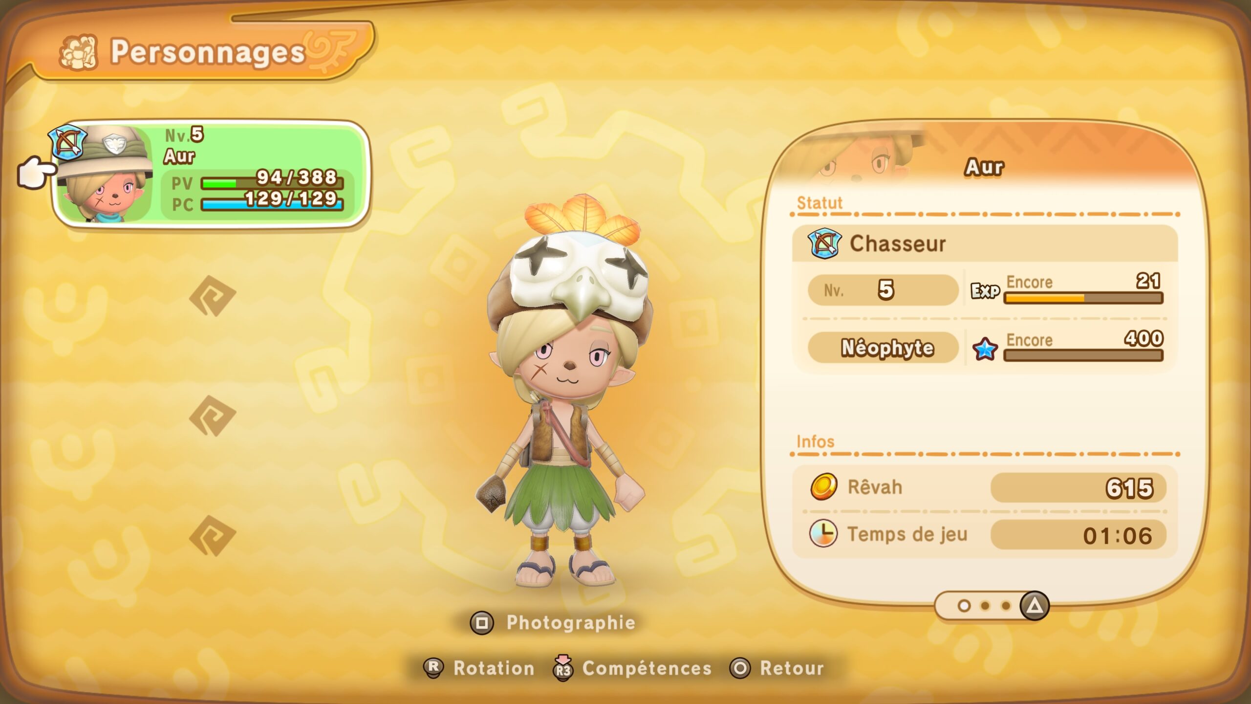 Fantasy Life i La Voleuse de temps.