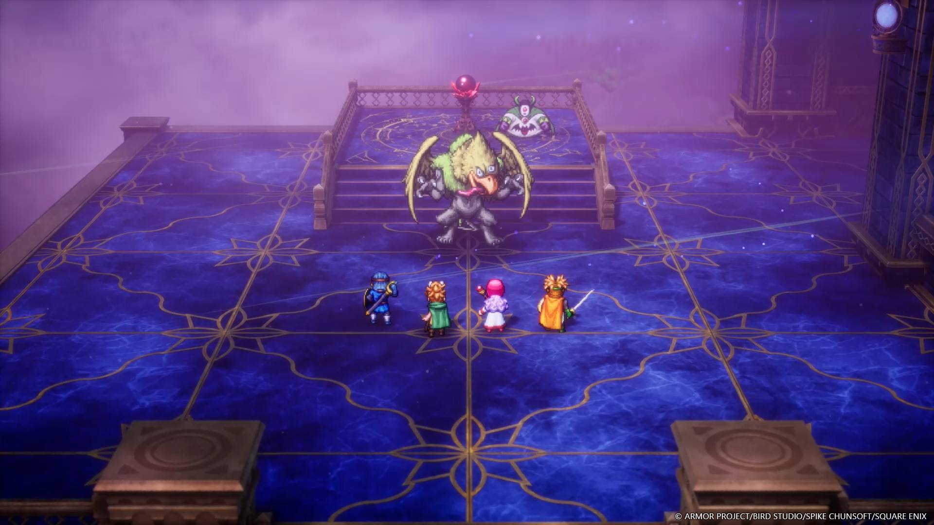 Dragon Quest 2 HD-2D : Combat de boss. Dragon Quest 2 HD-2D : Combat de boss.