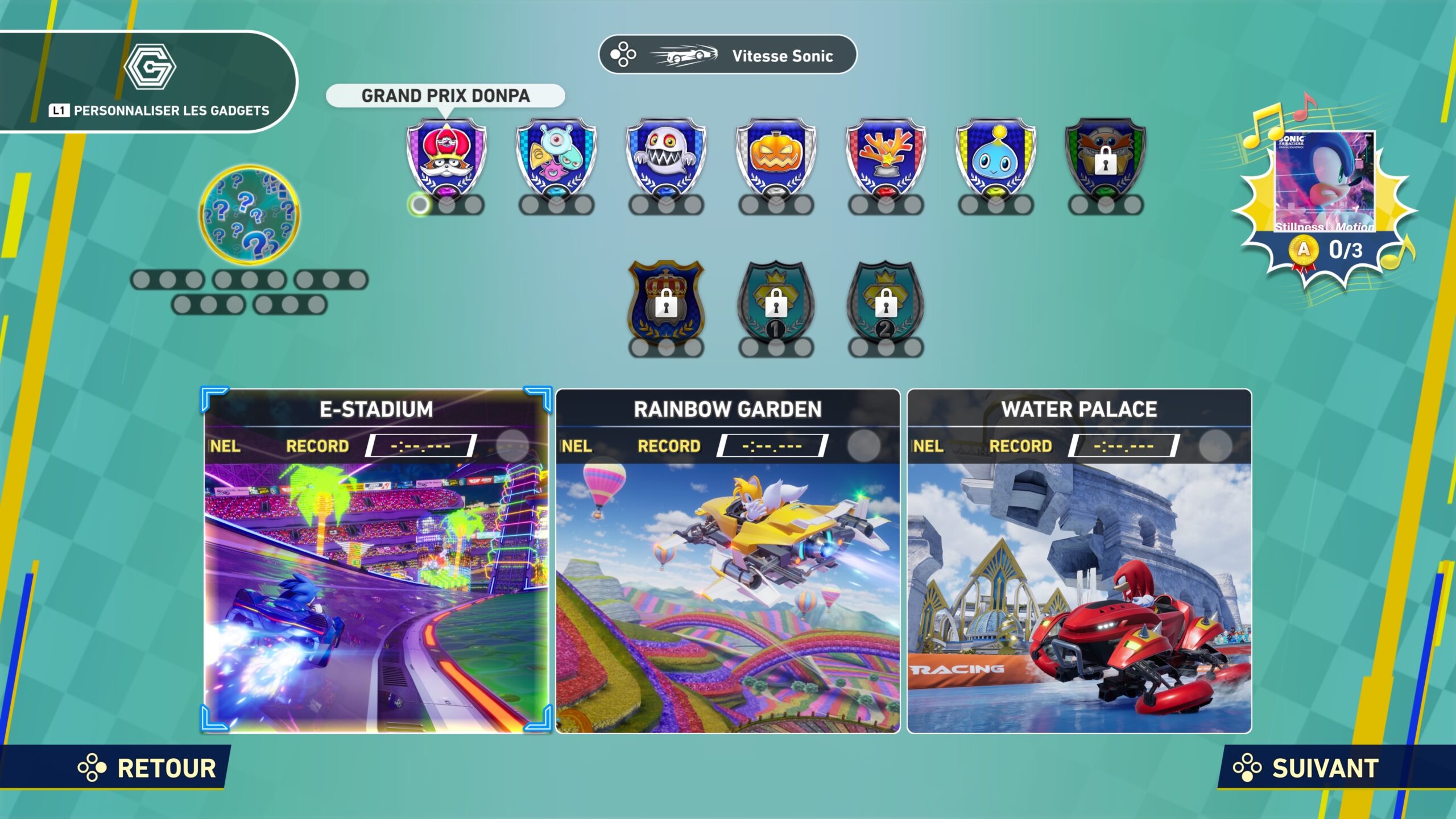 Sonic Racing CrossWorlds : Contre la montre. Sonic Racing CrossWorlds : Contre la montre.